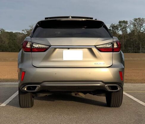 iJDMTOY تصميم مزدوج الطبقة عدسات حمراء عاكسة للمصد الخلفي متوافقة مع Lexus 2015-2019 RX350 RX450h، مجموعة OE-Spec LH RH in Kuwait