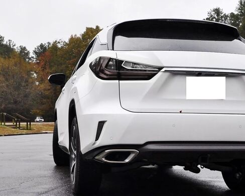 iJDMTOY تصميم مزدوج الطبقة عدسات حمراء عاكسة للمصد الخلفي متوافقة مع Lexus 2015-2019 RX350 RX450h، مجموعة OE-Spec LH RH in Kuwait