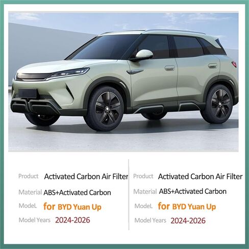 Activated Carbon Air Filter Fit for BYD Yuan Up S1 Pro 2024 2025 Air Conditioner Filter Car Accessories Auto Parts in Saudi Arabia