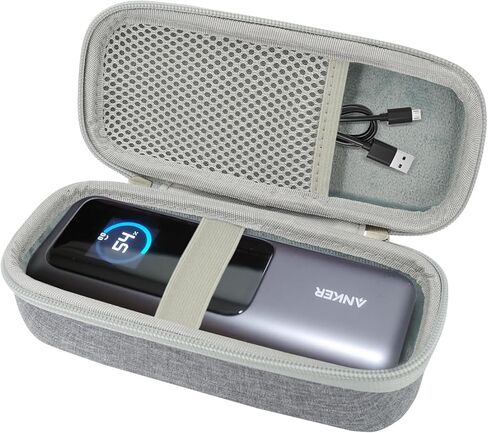 حقيبة سفر صلبة لجهاز Anker Laptop Power Bank 25,000mAh Carrying Box for Prime 27,650mAh 250W & 737 24000mAh 140W Power Bank حقيبة حماية شاحن محمول (الجراب فقط) (أسود) in Kuwait