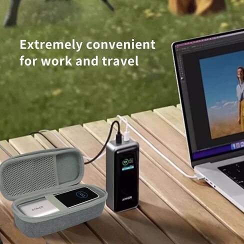 حقيبة سفر صلبة لجهاز Anker Laptop Power Bank 25,000mAh Carrying Box for Prime 27,650mAh 250W & 737 24000mAh 140W Power Bank حقيبة حماية شاحن محمول (الجراب فقط) (أسود) in Kuwait