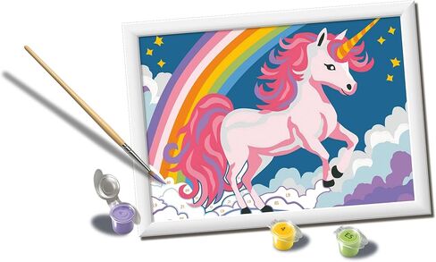 Ravensburger Creart Pink Unicorn Paint by Numbers Kit for Children in Saudi Arabia