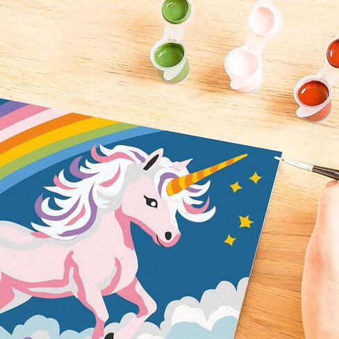 Ravensburger Creart Pink Unicorn Paint by Numbers Kit for Children in Saudi Arabia