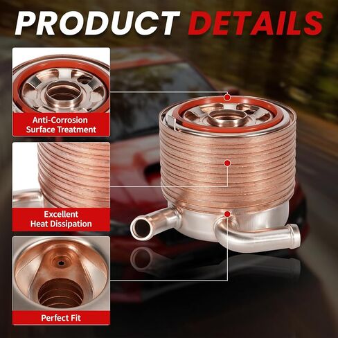 21311AA120 مبرد زيت المحرك متوافق مع سوبارو امبريزا WRX STI فورستر ليجاسي 2005-2021 2.0L 2.5L 21311-AA120 in Kuwait