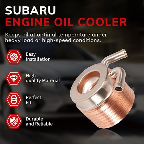21311AA120 مبرد زيت المحرك متوافق مع سوبارو امبريزا WRX STI فورستر ليجاسي 2005-2021 2.0L 2.5L 21311-AA120 in Kuwait