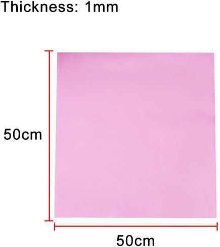 قطعتان من ملاءات إسفنج إيفا البيضاء - سمك 1 مم، 19.68 × 19.68 بوصة - أوراق إسفنجية إيفا للحفلات الفنية والحرف اليدوية والمشروعات اليدوية in Saudi Arabia