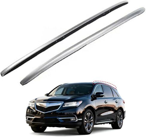 US Stock Roof Rack Fits for Acura MDX 2014 2015 2016 2017 2018 2019 2020 2021 Luggage Cargo Roof Rack Rails Side Bars 2pcs,Silver in Saudi Arabia