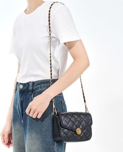 حزام سلسلة محفظة 47 بوصة، حزام محفظة من جلد البولي يوريثان، سلاسل حقيبة كروس، حزام بديل لمحفظة DIY، حقيبة يد in Kuwait