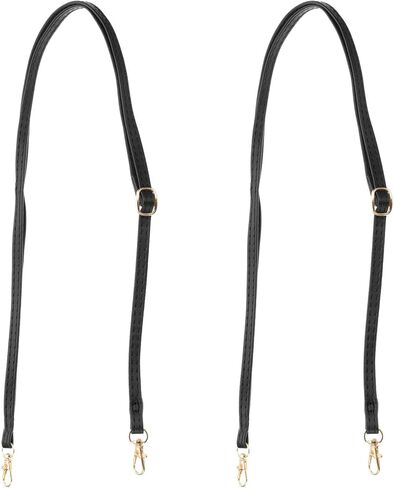 PATIKIL Leather Purse Handle Strap, 2 Pcs 51 Inch Adjustable Length Handbag Strap Replacement DIY Clutch Bag Handle Strap Repair Accessories, Light Pink in Saudi Arabia