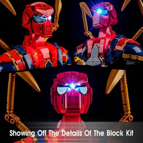 ضوء LED لمجموعة Lego 76191 Marvel Infinity Gauntlet، مجموعة إضاءة متوافقة مع نموذج مكعبات البناء Lego 76191، غير متضمنة مجموعة النموذج in Saudi Arabia