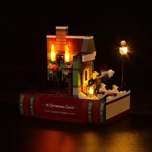 مجموعة إضاءة LED متوافقة مع Lego 40410، مجموعة إضاءة البناء لنموذج مكعبات البناء (تشارلز ديكنز a Christmas Carol Tribute). (مجموعة إضاءة LED فقط) in Kuwait