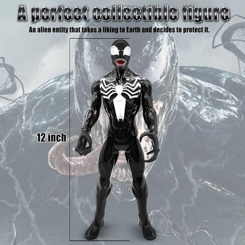 lasama Action Figures, 12 Inch Collectible Figures Toys for Boys Characters Toys Prefect Gift for Christmas, Thanksgiving Day, Birthday, Children’s Day for Kids (Black) in Saudi Arabia