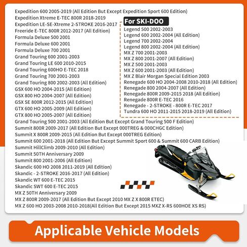 Recoil Rewind Starter & Starter Puller For Ski-Doo 2001 TO 2019 GSX Summit Skandic MXZ Renegade Expedition 600 800 in Saudi Arabia