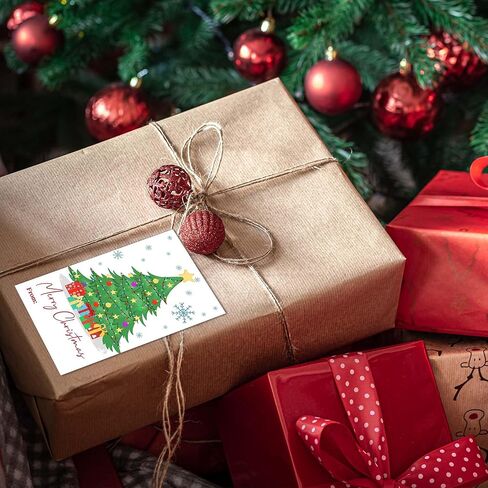North Pole Christmas Gift Labels, Special Delivery Christmas Gift Stickers for Envelopes Goodie Bags Boxes, 20 Round and 20 Rectangular Labels, Wrapping Party Supplies and Favors-A18 in Saudi Arabia