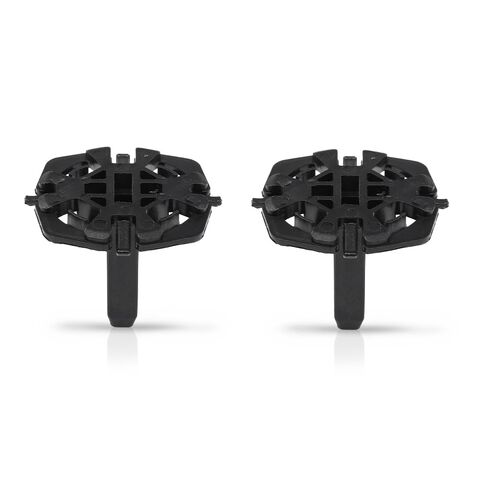 LQI Radiator Fastening Element Clip 2pcs Fit BMW 17118482944, 17118619382, Compatible Auto Fastener Clip Accessories in Saudi Arabia
