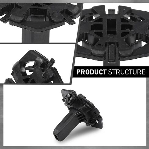 LQI Radiator Fastening Element Clip 2pcs Fit BMW 17118482944, 17118619382, Compatible Auto Fastener Clip Accessories in Saudi Arabia