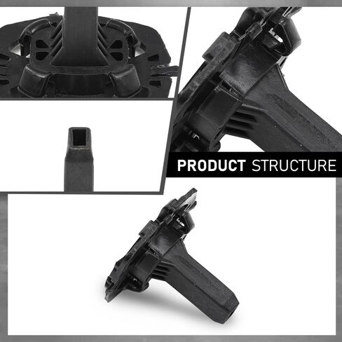 LQI Radiator Fastening Element Clip 2pcs Fit BMW 17118482944, 17118619382, Compatible Auto Fastener Clip Accessories in Saudi Arabia