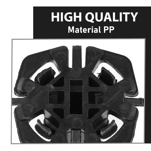 LQI Radiator Fastening Element Clip 2pcs Fit BMW 17118482944, 17118619382, Compatible Auto Fastener Clip Accessories in Saudi Arabia
