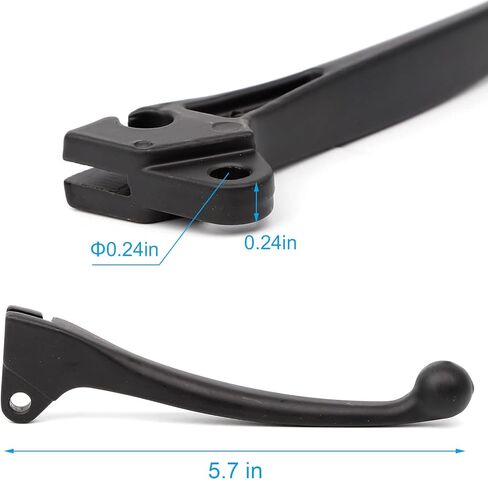 Black Left Side Brake Lever Disc System Fit for Chinese GY6 50cc 125cc 150cc 139QMB 157Q Roketa Jonway Taotao Chinese Scooter Moped Parts in Saudi Arabia