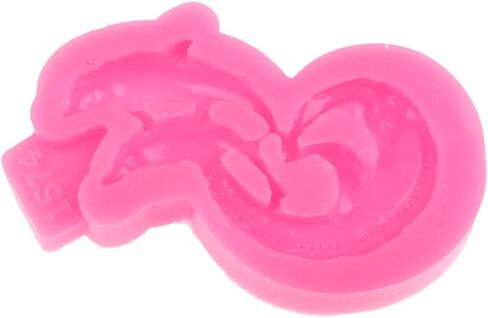Angel Wings Cute Dolphin Shape Silicone Mold Dolphin Diving Resin Mold Soap Mold DIY Epoxy Resin Casting Molds in Saudi Arabia
