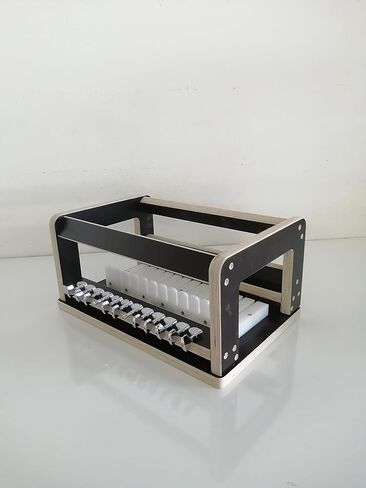 12 Wire Wooden Soap Cutter, Loaf Soap Cutter, Multi Soap Cutter, Color Brown (1'' = 2.5cm) in Saudi Arabia