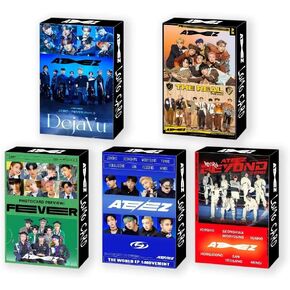 HOMRAA 5 Pack/150 Pcs Lomo Card Kpop Photocards Greeting Card with Postcards for Ateez in Saudi Arabia