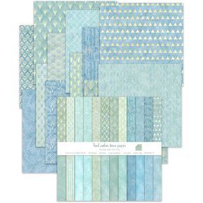 24 Sheets Scrapbook Paper 12" Double-Sided Photo Backdrop Patterned Craft Paper 160gsm for Junk Journals Greeting Cards Album Decoration(Boho Design A) in Saudi Arabia