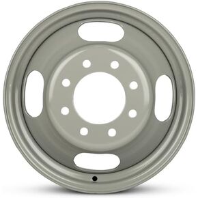 New OEM Replacement Wheel for 2003-2024 GMC Savana 3500 16x6.5 inch Steel Rim Painted Silver Fit LT215/85R16 in Kuwait