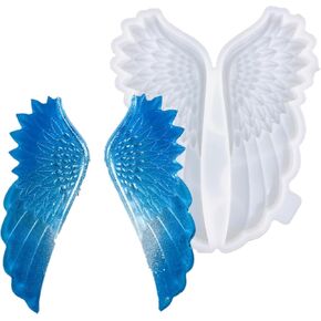 ThFmlva 1 PCS Angel Silicone Mold Professional Angel Wings Silicone Resin Mold for DIY Wings Pendants, Art Craftsv in Saudi Arabia
