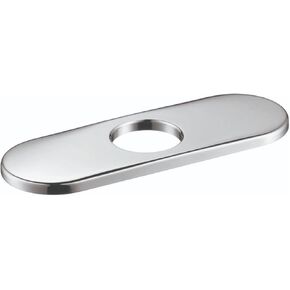 hansgrohe Base Plate for Traditional Single-Hole Faucets, 6" Premium 7-inch Classic Coordinating Base Plate for Bathtub Faucet in Brushed Nickel, 14018821 in Saudi Arabia