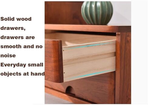 Desktop Organizer Storage Box - Solid Wood Storage Box, Flat File Cabinet, Wooden Desktop Drawer Cabinet, Desktop Storage Box with Lockable Drawers, 1/2/3/4 Floors Flat File Cabinet (A) in Kuwait