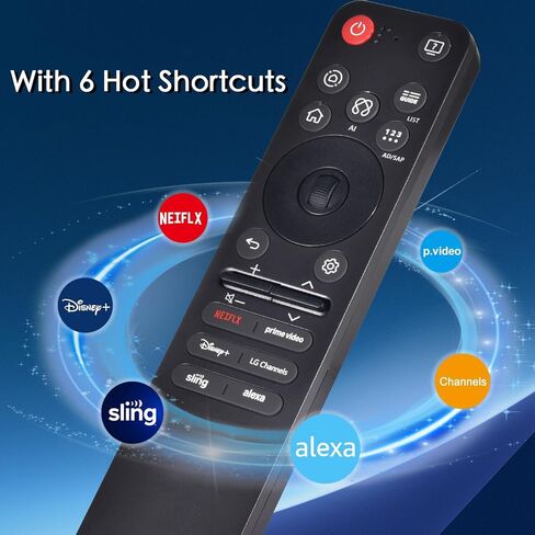 Magic Remote Compatible for LG Smart TV,Universal Replacement Magic Control for 2023 to 2019 LG TV,Compatible AN-MR23GA/23GN,AN-MR22GA/22GN,AN-MR21GA,for UHD OLED QNED NanoCell 4K 8K Models in Saudi Arabia