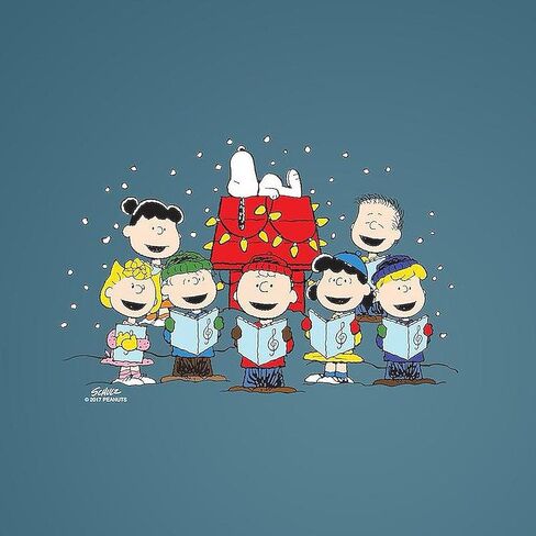 CafePress Peanuts Gang Christmas 5.5 بوصة شاشة عرض مغناطيسية مستديرة للسيارة in Kuwait