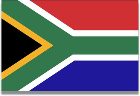Magnet Me Up South Africa South African Flag Car Magnet Decal, 4x6 Inches, Heavy Duty Automotive Magnet for Car, Truck SUV in Saudi Arabia