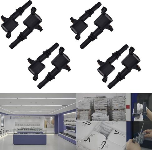 FD508 Set of 8 Ignition Coil Compatible with Ford Lincoln Expedition Explorer F-150 Super Duty Mustang Mountaineer 4.6l 5.4l 2005 2006 2007 2008 Replacement for DG511 C1541 in Saudi Arabia