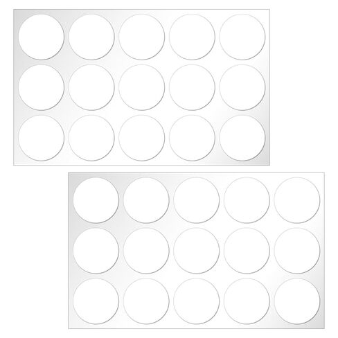 30 Pcs Double Sided Sticky Dots, 25mm Clear Removable Sticky Dots, Round Putty, Double-Sided Tape for Car Phone Mounts, Crafts, Posters, Balloons, DIY Projects. in Saudi Arabia