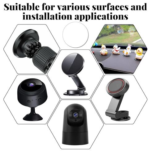30 Pcs Double Sided Sticky Dots, 25mm Clear Removable Sticky Dots, Round Putty, Double-Sided Tape for Car Phone Mounts, Crafts, Posters, Balloons, DIY Projects. in Saudi Arabia