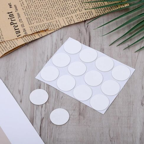 30 Pcs Double Sided Sticky Dots, 25mm Clear Removable Sticky Dots, Round Putty, Double-Sided Tape for Car Phone Mounts, Crafts, Posters, Balloons, DIY Projects. in Saudi Arabia