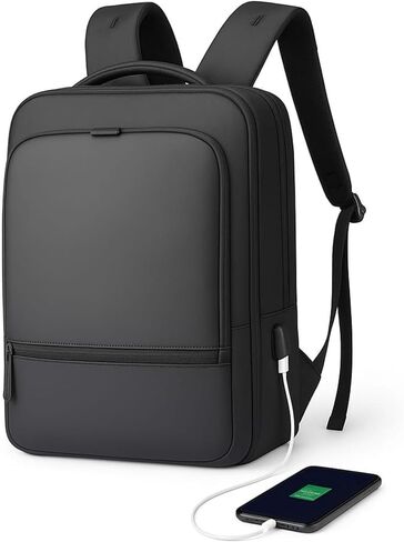 TREKON Business Laptop Backpack, Water-Resistant, USB Charging Port, Multiple Organization Pockets, Fits 15.6" Laptop, College, Travel & Work Bag in Saudi Arabia