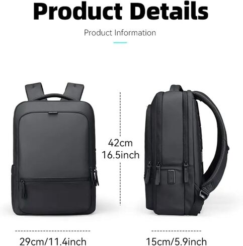 TREKON Business Laptop Backpack, Water-Resistant, USB Charging Port, Multiple Organization Pockets, Fits 15.6" Laptop, College, Travel & Work Bag in Saudi Arabia