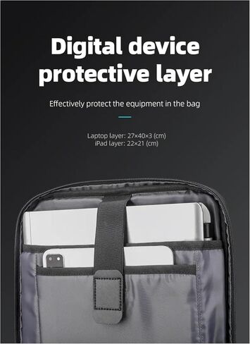 TREKON Business Laptop Backpack, Water-Resistant, USB Charging Port, Multiple Organization Pockets, Fits 15.6" Laptop, College, Travel & Work Bag in Saudi Arabia
