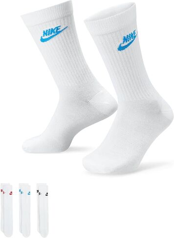 Nike Sportswear Everyday Essential Crew Socks (3 Pairs) Adult DX5, Size L in Saudi Arabia