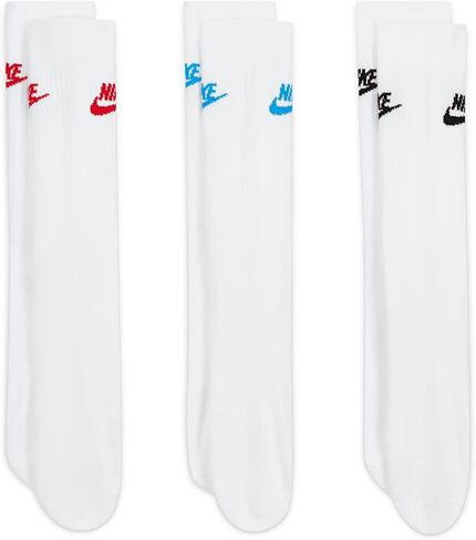 Nike Sportswear Everyday Essential Crew Socks (3 Pairs) Adult DX5, Size L in Saudi Arabia