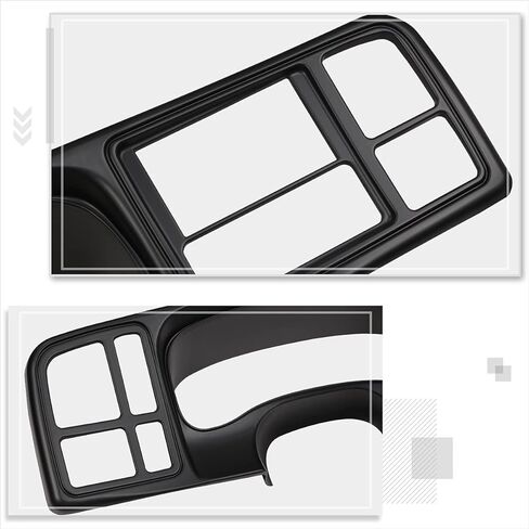 Cluster Gauge Instrument Panel Bezel Compatible with 99-02 Silverado/Sierra/Escalade/Yukon in Saudi Arabia
