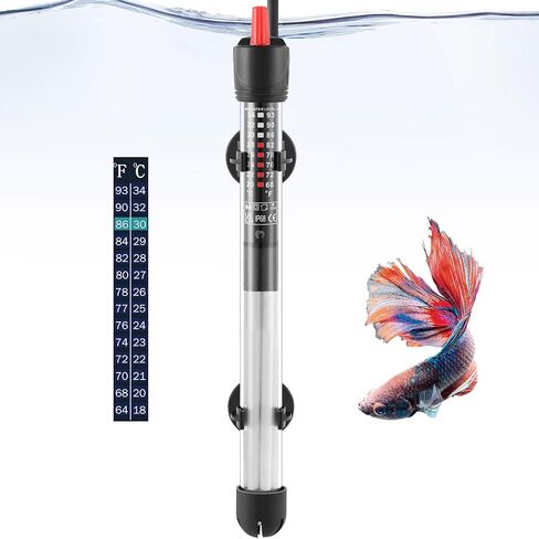 FEDOUR 50W 100W 300W Submersible Glass Heater for 5‑70 Gallon Aquariums in Saudi Arabia