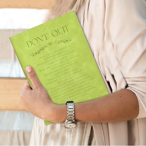 Inspirational Quote 160 Pages Journal Notebook - Motivational Gifts for Women, Men, Friends, Coworkers - Don't Quit Writing Notebook Gift in Saudi Arabia