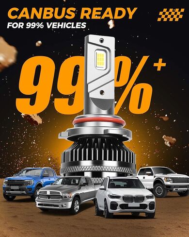 H11 led headlight Bulbs, 25000LM 300% Super Brighter Bulbs, 6000K Cool White, IP68 Waterproof, Halogen Replacement fog light bulb, Quick Installation, 65W, Pack of 2 in Saudi Arabia