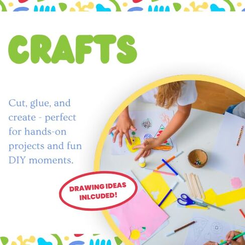 Tree House - 2 Pack - Kids Scribble Pad with Drawing Ideas – 12x9 Inches, 100 Pages Total – Fun Art Notebook for Creative Drawing, Coloring & Doodling in Saudi Arabia