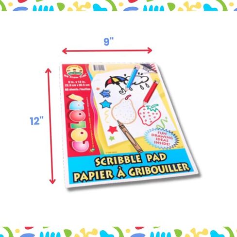 Tree House - 2 Pack - Kids Scribble Pad with Drawing Ideas – 12x9 Inches, 100 Pages Total – Fun Art Notebook for Creative Drawing, Coloring & Doodling in Saudi Arabia