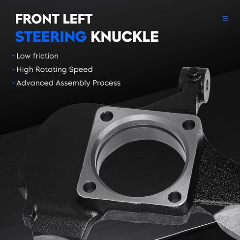 Front Left&Right Side Steering Knuckle Fit for Chevrolet Avalanche 2500, for Silverado 1500 2005-2006, for GMC Sierra 1500 2005-2006, for Sierra 2500 2001-2004, Replacement for 698-016, for 698-017 in Saudi Arabia